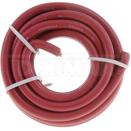 10 GAUGE RED PRIMARY WIRE- CARD